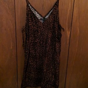 Leopard print dress